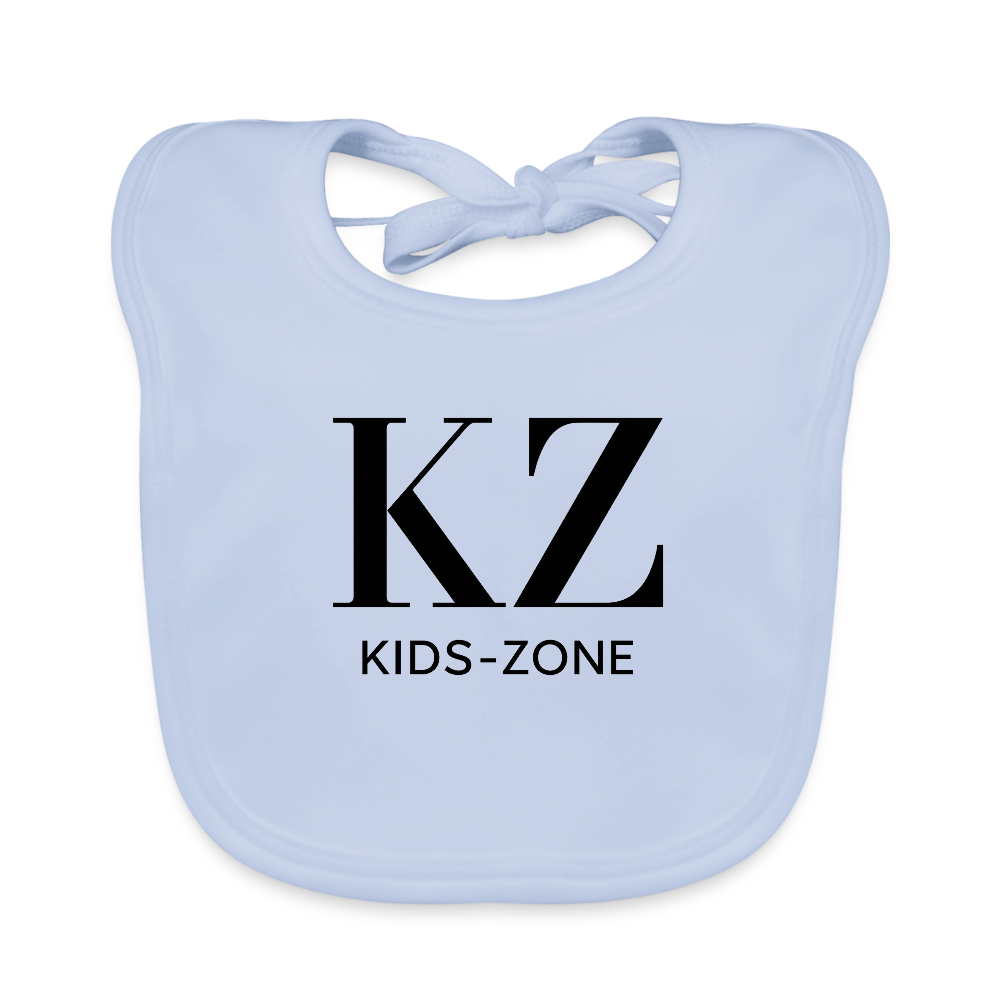 Baby Organic Bib - sky blue