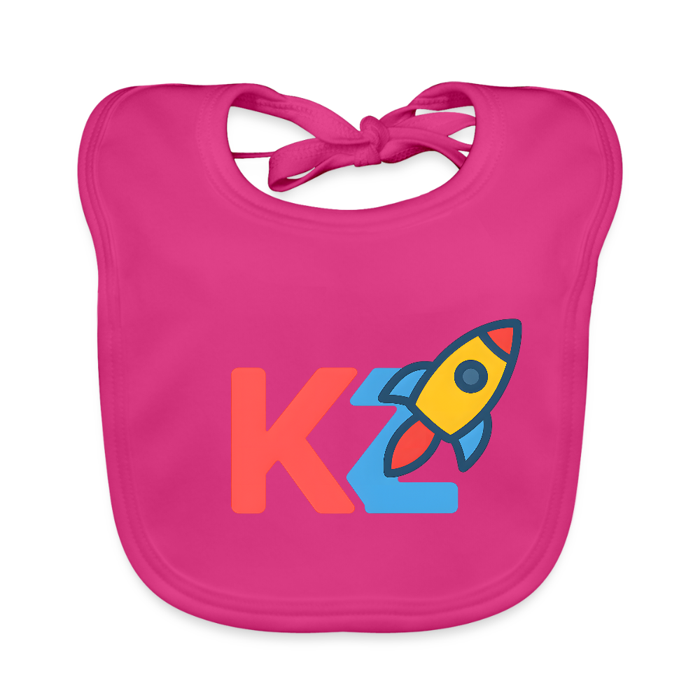 Baby Organic Haklapp - fuchsia