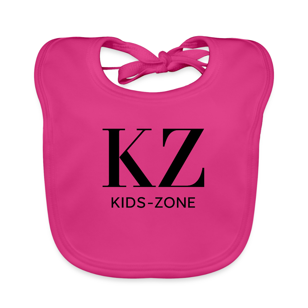 Baby Organic Bib - fuchsia