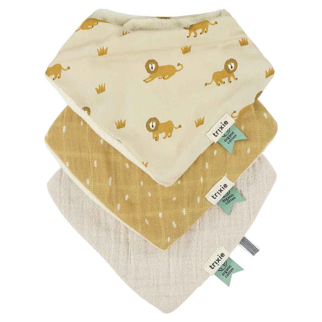 Cotton Bandana Scarves 3-pack mix - Lively Lion