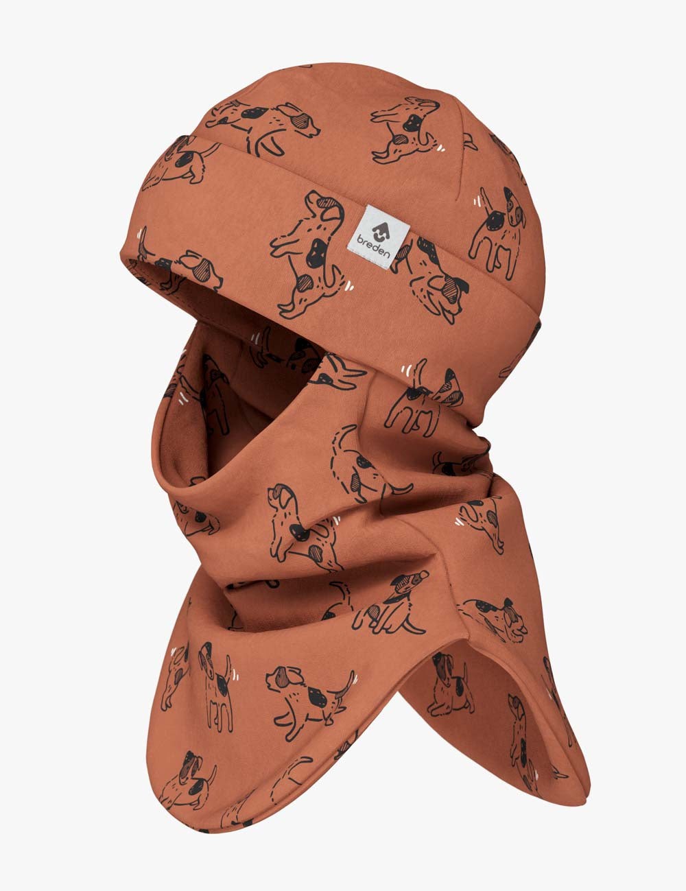 Spring-Fall Kids Balaclava BREDEN - Copper Dogs
