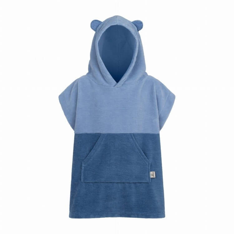 Surfbear Kids Bath Poncho - Blue